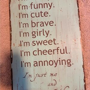 Hobby Lobby Mint Green Personality Wall Art